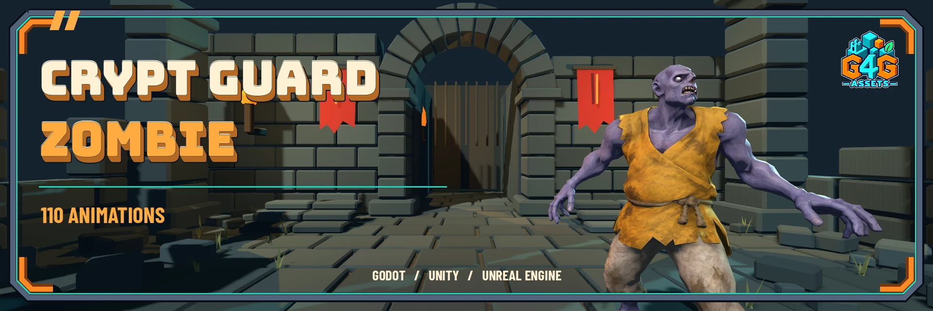 Crypt Guard Zombie product-page banner